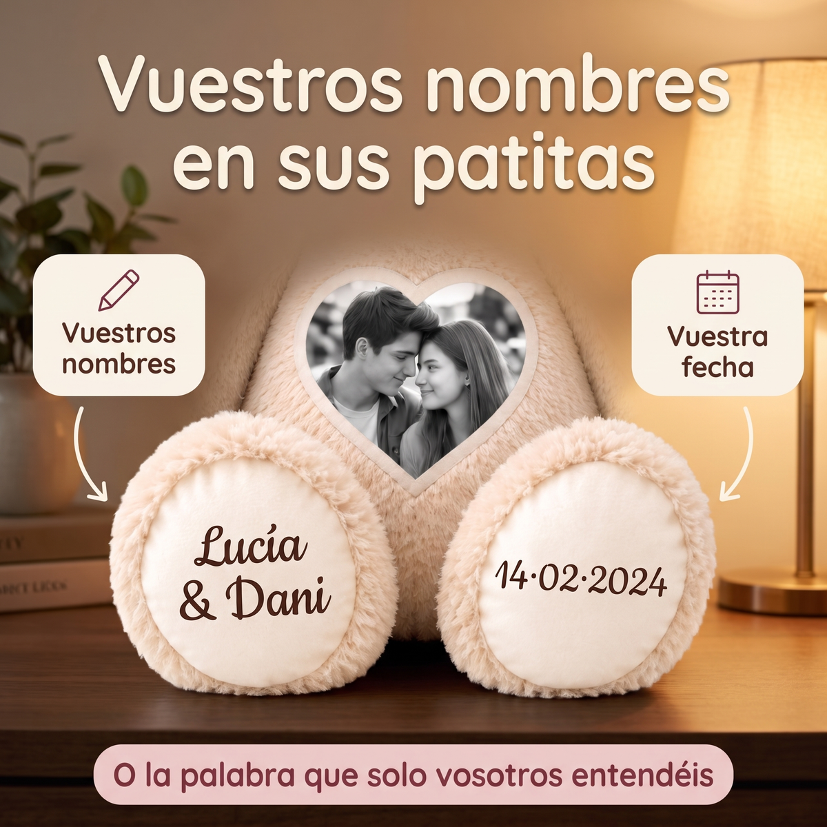 Conejito de Peluche Personalizable